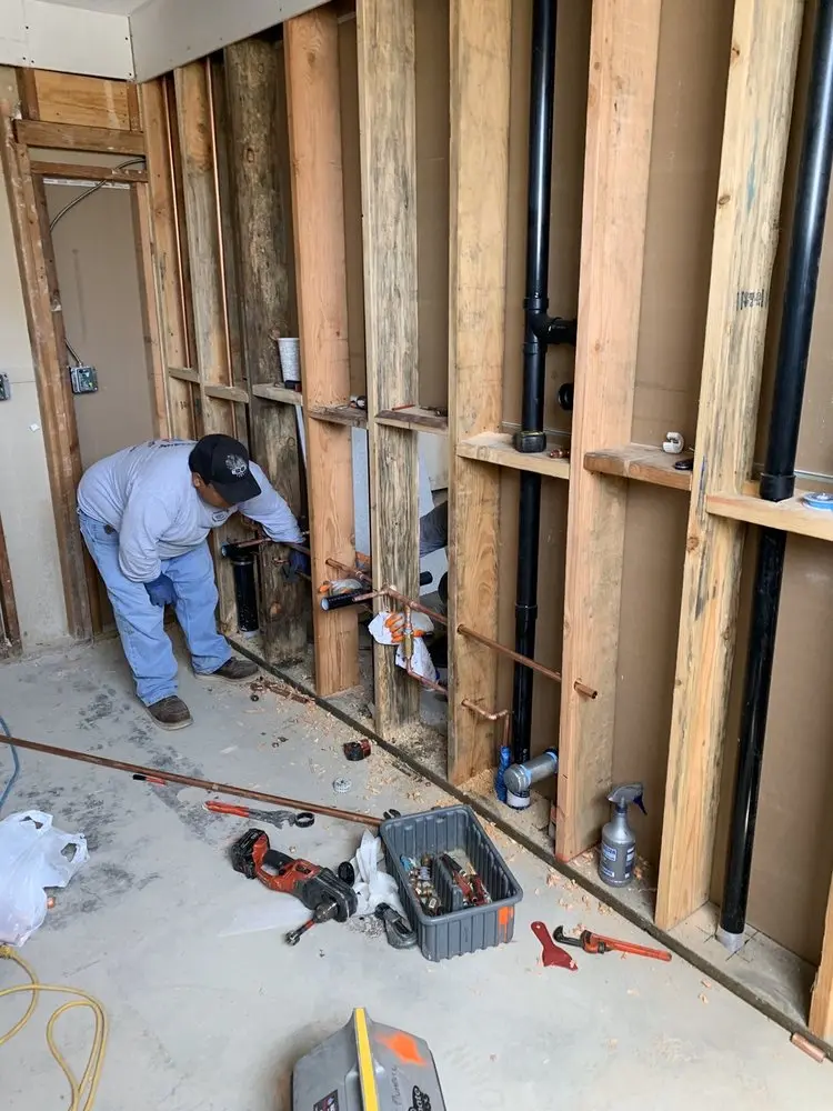 Commercial rough-in plumbing for Water Heater Replacement in Spitler Park